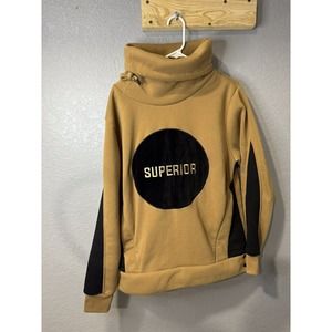 Men’s 8ighth Dstrkt Brown Hoodie Size L Hip‎ Hop Streetwear